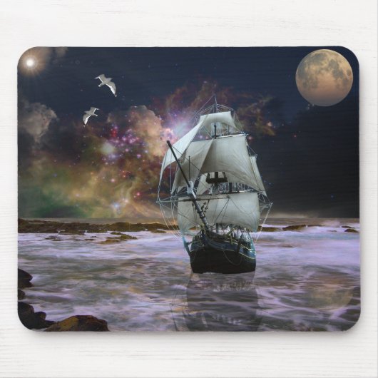 彼女の指導の星。 マウスパッド (正面)