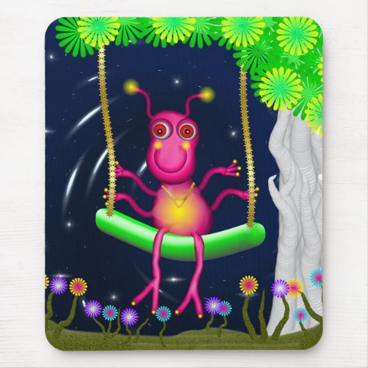 彼女の振動のSheAlien マウスパッド (正面)