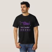 "彼女の方が怖い!" おそろいハロウィンペア Tシャツ (正面フル)