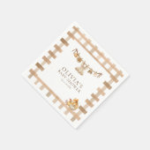 彼女の方法で小さなカボチャ、秋ボホベイビーシャワー スタンダードカクテルナプキン (角)