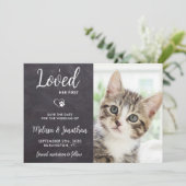 彼女の最初の写真カスタムペットが素朴好き結婚だった セーブザデート (スタンド正面)