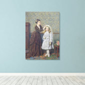 彼女の最初の聖餐式 キャンバスプリント (インサイチュ (ウッドフロア))