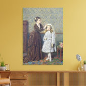 彼女の最初の聖餐式 キャンバスプリント (インサイチュ (リビング))