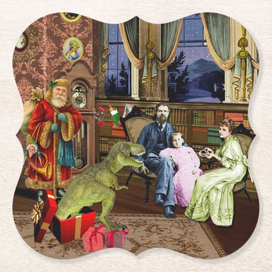  彼女の最初のTレックス ペーパーコースター (正面)