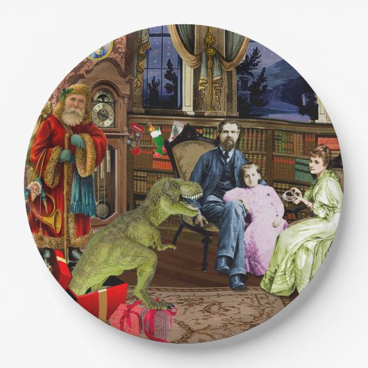 彼女の最初のTレックス ペーパープレート (正面)