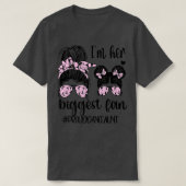 彼女の最大のファンダンスおばさん踊りダンの叔母 Tシャツ (デザイン正面)