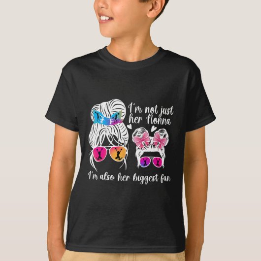 彼女の最大のファン チアリーダーおばあちゃんの応援 Tシャツ (正面)