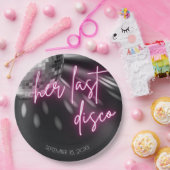 彼女の最後のディスコバチェロレッテナプキンス ペーパープレート (パーティー)