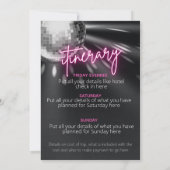 彼女の最後のディスコバチェロレッテ週末 招待状 (裏面)