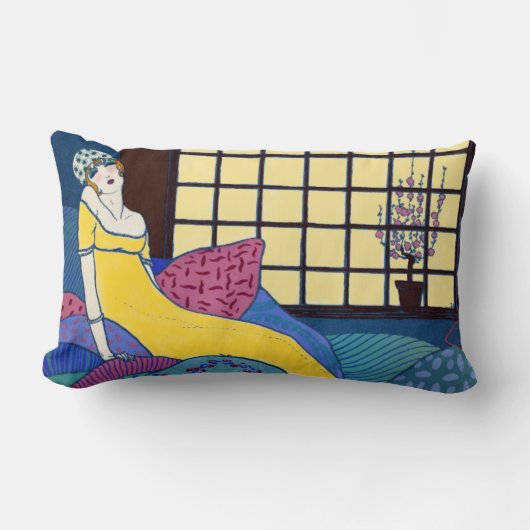 彼女の枕のLounging ランバークッション (正面)