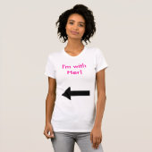 彼女の権利、私は彼女とあります! Tシャツ (正面フル)