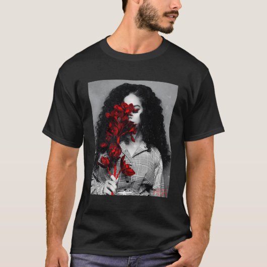 彼女の正式な花 Tシャツ (正面)