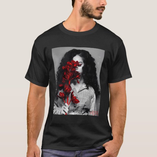 彼女の正式な花 Tシャツ (正面)