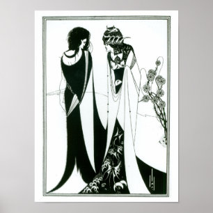 彼女の母とのSalome、Herodias 1894年(litho) (b/ ポスター