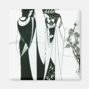 彼女の母とのSalome、Herodias 1894年(litho) (b/ マグネット