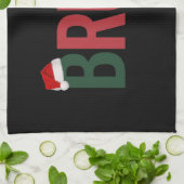 彼女の母のパパBro Sisのための彼のためのブルクリスマスギフト キッチンタオル (折り畳み)