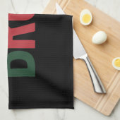 彼女の母のパパBro Sisのための彼のためのブルクリスマスギフト キッチンタオル (四つ折り)