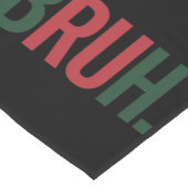 彼女の母のパパBro Sisのための彼のためのブルクリスマスギフト ショートテーブルランナー (コーナー)