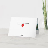 彼女の母の日ジョーク カード (裏面)