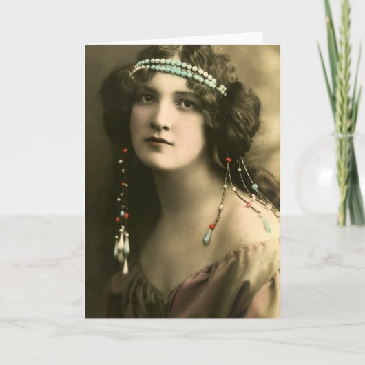 彼女の毛の真珠 カード (正面)