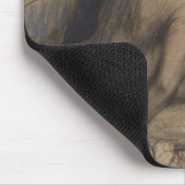 彼女の毛を乾燥しているエドガー・ドガ|の女性 マウスパッド (コーナー)