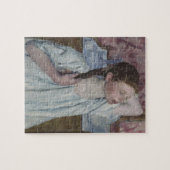 彼女の毛1886年を整理している女の子(キャンバスの油) ジグソーパズル (横)