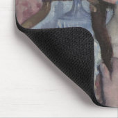 彼女の毛1886年を整理している女の子(キャンバスの油) マウスパッド (コーナー)