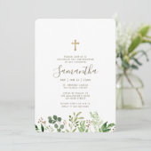 彼女の水色の葉のクロスの確認 招待状 (スタンド正面)