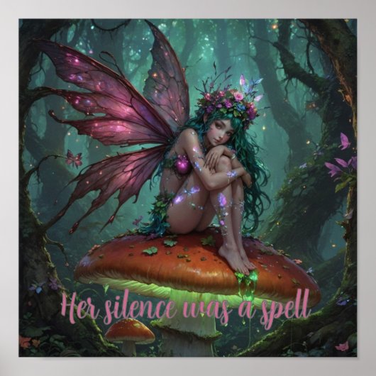 彼女の沈黙は呪文だった ポスター (正面)