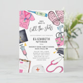 彼女の準備万端ナース卒業パーティー 招待状 (スタンド正面)