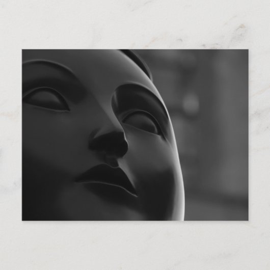 彼女の滑らかさ - ボテロの彫像 ポストカード (正面)