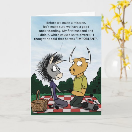 彼女の澄ん理解 カード (黄色い花)