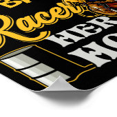 彼女の熱狂する馬はバレルレースよりも唯一のもの ポスター (角)