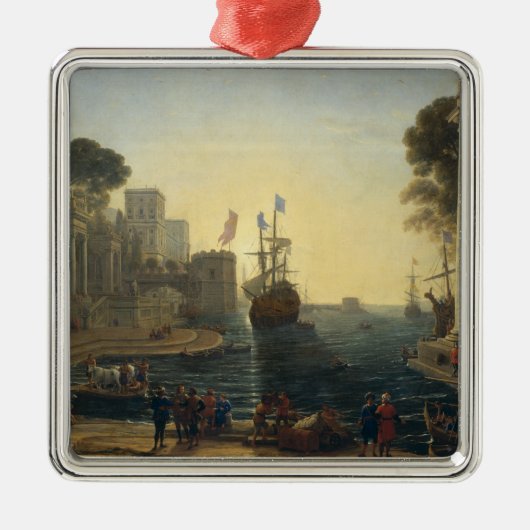 彼女の父にChryseisを戻しているウリッセース メタルオーナメント (正面)