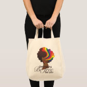 彼女の物および彼女の物は幸せなトートです トートバッグ (正面(商品))