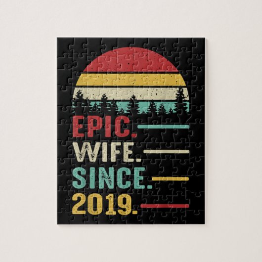 彼女の特別な2周年記念日に最高の贈り物 ジグソーパズル (縦)