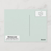 彼女の犬と一緒に ポストカード (裏面)