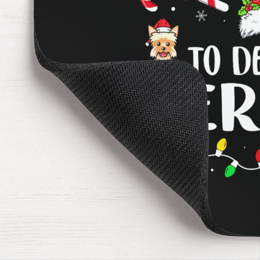 彼女の犬の家族飾のクリスマスPに最も可能性が高い マウスパッド (コーナー)