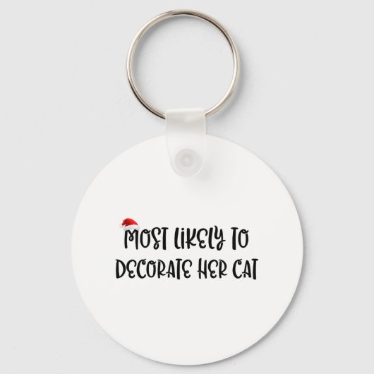 彼女の猫に飾最も可能性2 キーホルダー (正面)