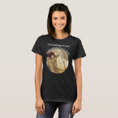 彼女の猫砂箱でウンチしちゃった Tシャツ (正面フル)