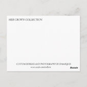 彼女の王冠 #1 ポストカード (裏面)