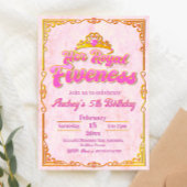 彼女の王室のフィヴェンス – ガールファイブ誕生日招待状 招待状