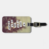 彼女の生命荷物のラベル ラゲッジタグ (正面横)