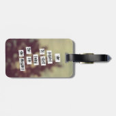 彼女の生命荷物のラベル ラゲッジタグ (裏面横)