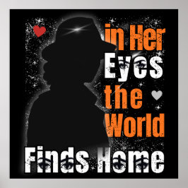 彼女の目の中で、世界は家を見つける – ロマンチックな愛 ポスター