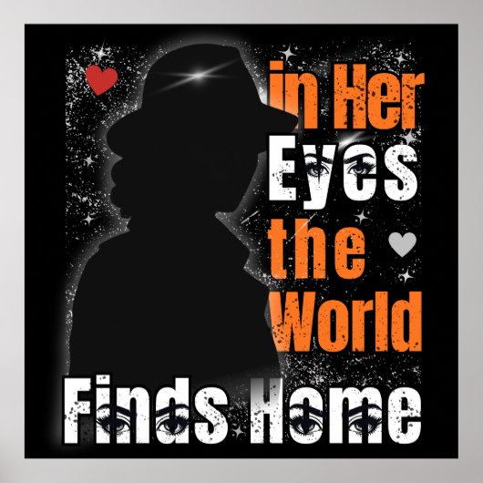 彼女の目の中で、世界は家を見つける – ロマンチックな愛 ポスター (正面)