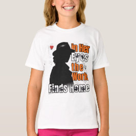 彼女の目の中で、世界は家を見つける – ロマンチックな愛 Tシャツ