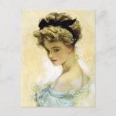 彼女の目は崇拝のために作られた ポストカード (正面)