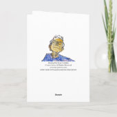 彼女の目を休めるハッピーバースデー カード (裏面)