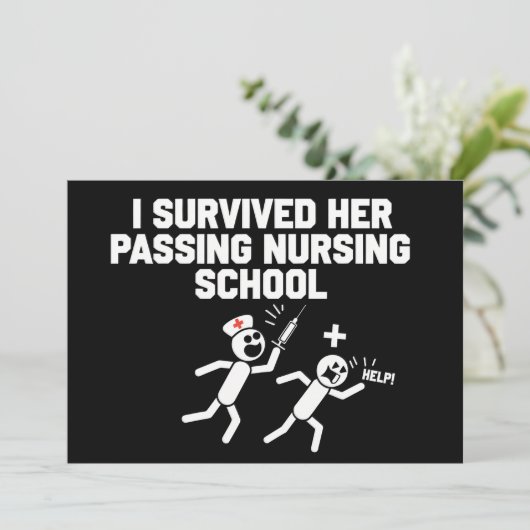 彼女の看護学校の看護師としての試練を乗り越えた 招待状 (スタンド正面)